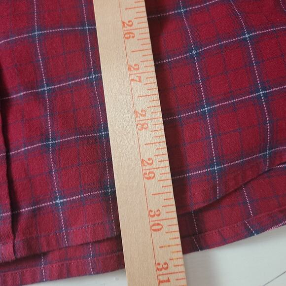 Wrangler  Flex For Comfort Men's Red Plaid Long Sleeve Button Down Shirt  2XL - Picture 6 of 12